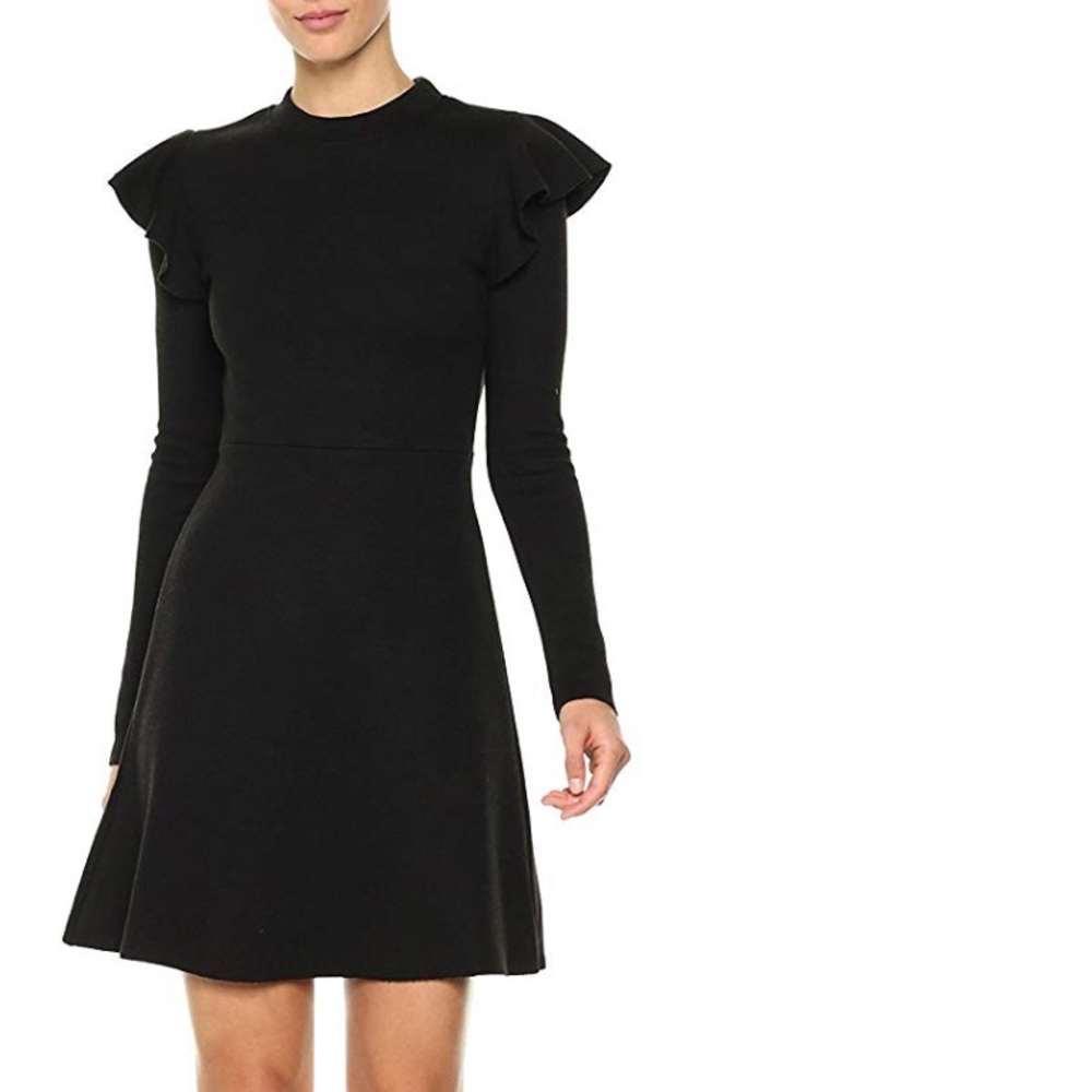 J.O.A. Black Midi Dress